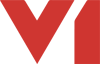 V1 logo red