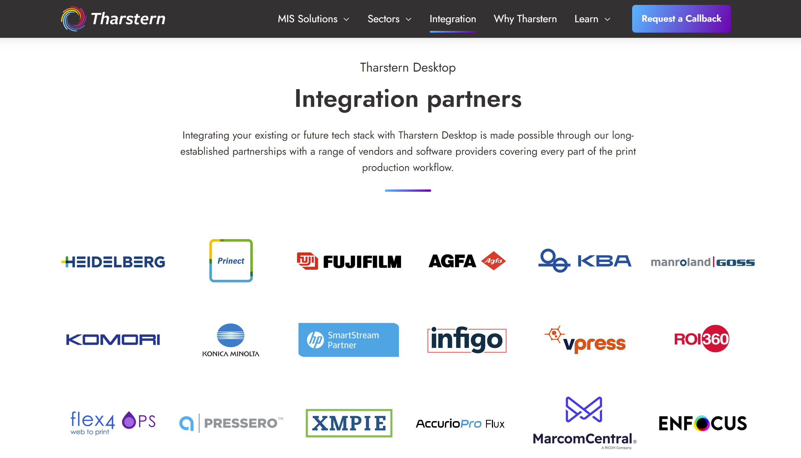 Links to Integration Partners